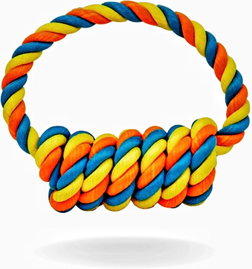 2 x Twisted Rope tuggable chew Toy for Dogs