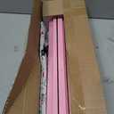 Mahjong Racks with Pushers, Pink Wooden American Mahjong Tile Pushers and Racks Set of 4, with White Printed Mahjong Racks Drawstring Bag, Mahjong Accessories (19.68 Inches), 19.68 inches x 2.55 inches x 1.06 inches