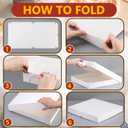25 Pcs Pizza Boxes 14 x 14 x 2 Inches Cardboard Pizza Box White Takeout Containers Cardboard Leftover Pie Sandwich Packing Container Holder for Homemade Cake, Cookies, Food and Crafts
