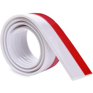 Door Strip Bottom Seal Under Door Sweep Weather Stripping Noise Stopper (White, 5cm Width X 1.2m Length)