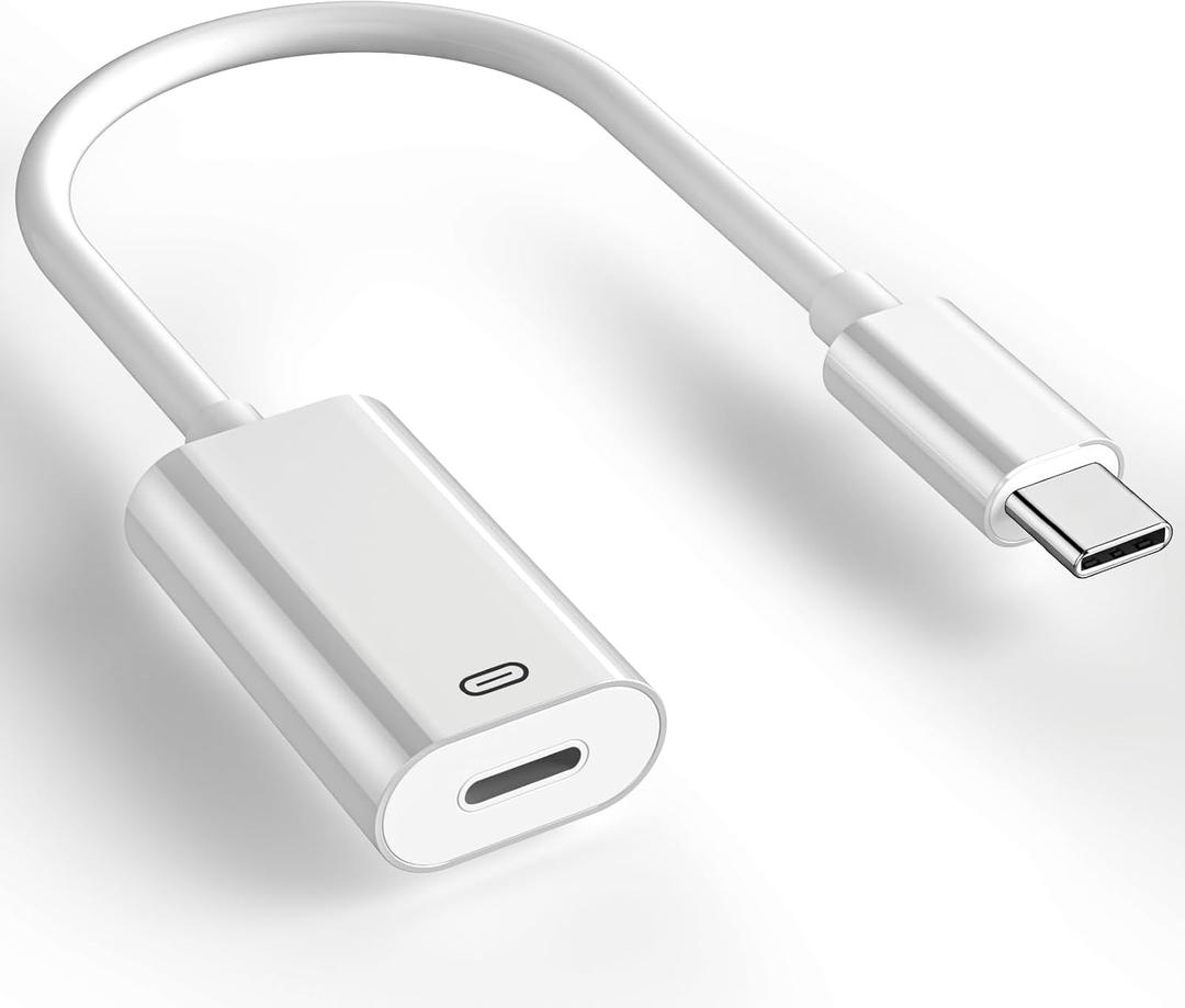 COOYA for Lightning to USB C Audio Adapter for iPhone 16 Pro Max 15 Plus Headphone Converter Support Charging/Data Transfer, MFi Certified Type C Charger Connector for iPad Pro 10 Air M2 5th Mini 6