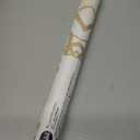 Homeral Kraft Wrapping Paper Roll - 3D Embossed Geometric Pattern with Gold Foil, Classic Design Gift Wrap for Birthday, Baby Shower, Neutral Paper, All Occasions - Mini Roll - 17 Inch x 16.5 Feet