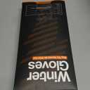 rivmount Winter Waterproof Ski Snow Warm Gloves for Women Men, Windproof Cold Weather Thermal with Touchscreen Fingers, for Running Driving Cycling Hiking Biking Outdoor Sports Daily Work (X-Small, Black)