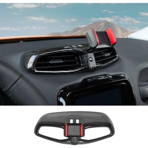 Car Dashboard Air Vent Phone Holder Mount for Jeep Renegade 2015-2021 (Carbon Fiber Texture)