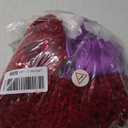 3 Pcs Halloween Rabbit Women's Costume Include Red Wig Purple Long Gloves for Women Dress Costume Cosplay Party
 L