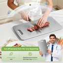 Titanium Cutting Board Set of 3, Titanium Cutting Boards for Kitchen, 100% Double-Sided Titanium Cutting Boards, Separate Raw and Cooked Food Areas, Non-Toxic, Dishwasher Safe (S+ M + L)