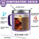 WECACYD 70th Birthday Gifts for Women - Funny 70 Year Old Birthday Gift Ideas - Unique Turning 70 Happy Birthday Gifts for Female Friends, Mom, Grandma, Her, Sister, Wife- 14oz Christmas Mug Purple