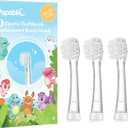 Papablic Replacement Toothbrush Heads - 4 Count | Compatible BabyHandy & Toddler Sonic Electric Toothbrushes (18-36 Months)
