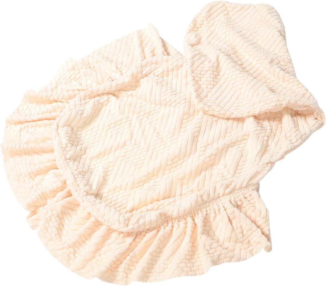 OHPHCALL Dining Chair Cover Skirt Stretchable Chair Seat Cover for Living Room Dining Room