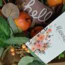 22 Inch Fall Wreaths for Front Door, Autumn Rustic Harvest Apple Wreath