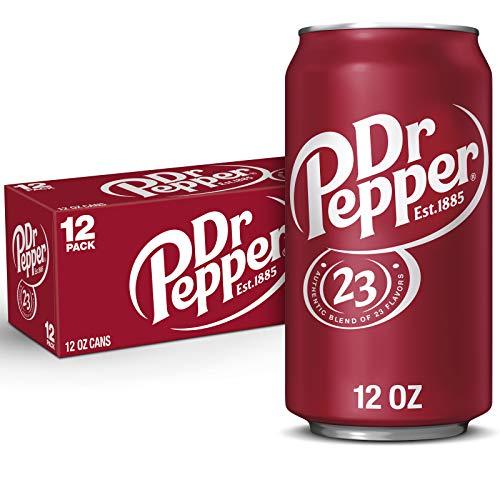 Dr Pepper Soda, 12 fl oz cans, 12 pack, BB Dec 13 2026