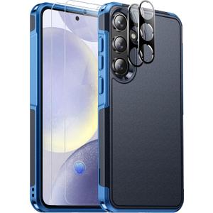 SPIDERCASE Designed for Samsung Galaxy S24 Plus Case, [10 FT Military Grade Drop Protection] Heavy Duty Shockproof Phone Case for Galaxy S24 Plus 2024, Dark Blue