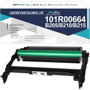 LCL Compatible 101R00664 Drum Unit Replacement for Xerox B205 B210 B215 Drum Cartridge for Xerox B205NI B205MFP B210DNI B215DNI B215MFP Printer (1-Pack Black- 10,000 Pages)