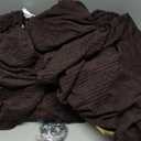 Ruaozz Recliner Sofa Covers Recliner Chair Covers Couch Covers for Reclining Couches with Pockets Washable Furniture Protector with Elastic Bottom (3 Seater, Chocolate)