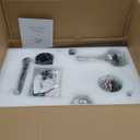 52" Chandelier Fan Black Modern Ceiling Fan with Lights DC Motor Reversible Indoor Ceiling Fan for Bedroom, Living Room