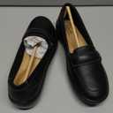 Clarks Women's Cora Daisy Loafers (6.5, Black Tumbled)