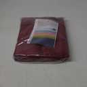 BGment Christmas Red Blackout Curtains 63 Inch Length - Rod Pocket and Back Tab Thermal Insulated Room Darkening Curtains for Living Room/Bedroom, 2 Panels (42 x 63 Inch, Burgundy Red)