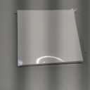 Marspark 5 Pack Keychain Card Holder Plastic Heavy Duty Badge Holder Vertical Clear ID Card Holder with Keyring, Rigid Fuel Card Protector with Thumb Slot Secure Credit Card Protector Case