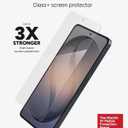 ZAGG Glass+ Samsung Galaxy S26 Ultra Screen Protector - Impact & Shatter Protection, 3x Stronger Tempered Glass, Fingerprint Scanner Compatible, Scratch Resistant, InvisibleShield, Easy Installation