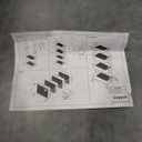 Ceayell 4-Tier Full Metal Utility Rolling Cart for Storage Organizer Cart for Office, Bathroom, Kitchen (BK-4Tier)