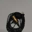 Single Vintage Bulb Cord Edison Socket lamp Plug Pendant Light with Dimmer,ZHMA Industrial DIY Lamp Holder E26/27 Base,4.5M(14.8FT) Twisted Black Cloth Cord Hanging Light Fixture(with Swith and Plug)