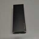 SOJOS Trendy Retro Rectangle Polarized Sunglasses Men 90s Vintage Square Womens Sunnies Shades SJ2388 (Black Frame Blue Grading Lens)