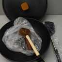 Carbon Steel Wok Pan - 12.9" Woks & Stir-Fry Pans Nonstick with Spatula: Flat Bottom Wok for Electric, Induction and Gas Stoves
