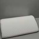 Knee Wedge Pillow for Post-Surgery Recovery-Leg Elevation Support for Sleep Position, Alleviating Lower Back & Hip Pain Enhancing Circulation in Ankles Legs Triangle Pillow with Removable Cover (21.6*17.8*6.9 Inchfor height over 5'3", White & Gray)