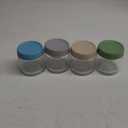 EONJOE 10 oz Glass Jars with Lids Meal Prep Portion Control Containers Pudding Yogurt Overnight Oats Salad Snack Cereal Candy Food Storage Cups Bowls Airtight 4 Pack