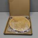 Rustic Wood Cake Stand - 11-13 Inch Wooden Slice with Legs for Elegant Wedding, Birthday, & Woodland-Themed Parties1Pcs