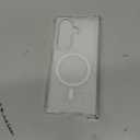 WILLONE for Samsung Galaxy Z Fold 7 Case Magnetic Clear, Hinge Protection, Shockproof, Compatible with Wireless Charging, Transparent