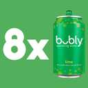 Bubly Sparkling Water, Lime, Zero Sugar & Zero Calories, Seltzer Water,12 Fl Oz Cans (Pack of 8)
