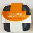 1ct ICE TRAY WITH MINI FUNNEL makes 4 1.7" ice balls (3Pack)