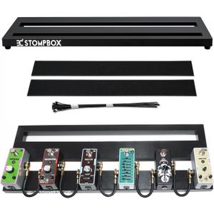 EX Tablero de pedal de guitarra Aleacin de aluminio 1.24lb Super Light Effect Pedalboard 20"x7.3"