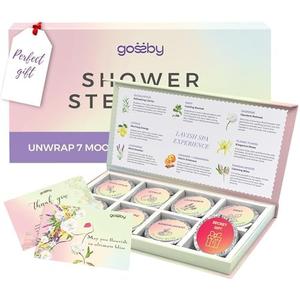 Shower Steamers Aromatherapy GOSSBY 6 Pack - Gifts for Women, Birthday Gifts for Her, Home Spa, Self Care, Relaxation, Natural Essential Oils - Mood Symphony Style