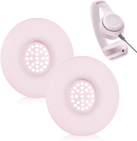 Adhiper Silicone Ear Pads Cover for Beats Solo 4, Washable Sweat Earpad Covers Silicone Case for Beats Solo4 & Solo3 Wireless On-Ear Headphones Accessories Protective Pads Cover (Pink) Adhiper Silicone Ear Pads Cover for Beats Solo 4, Washable Sweat Earpad Covers Silicone Case for Beats Solo4 & Solo3 Wireless On-Ear Headphones Accessories Protective Pads Cover (Pink)