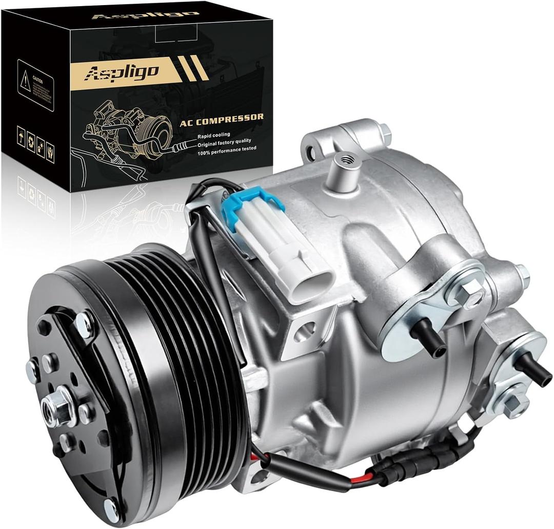 Air Conditioner AC Compressor Fits for Buick Encore 2013-2022, for Chevy Sonic 2013-2020, Trax 2013-2022 1.4L, 2015-2020 1.8L, CO 22301C 26699506, 42623009 6513004