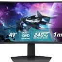 SAMSUNG 49" Odyssey G9 (G95C) Series DQHD 1000R Curved Gaming Monitor, 240Hz, 1ms(GtG), DisplayHDR 1000, AMD FreeSync Premium Pro, Eye Saver Mode, Auto Source Switch+, LS49CG950ENXZA, 2024