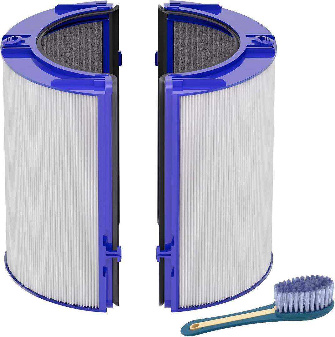 Leemone 2-IN-1 True HEPA+Carbon Filter Replacement for Dyson PH01 HP06 TP06 HP07 TP07 HP09 TP09 TP10 HP10 Air Puri-fier 360 Combi Glass Pure Cool Hot Humidify Fan, 1 Pack