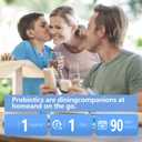OMOGS Probiotics 180 Billion CFUs 18 Strains, 3 Prebiotics, Helps Digestive, Gut Health, Immune, Supports Occasional Constipation, Diarrhea & Gas - for Women & Men, 90 Capsules