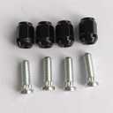 Wheel Stud and Black Nut Kit 85-1080 Replacement for 2016+ Can-Am UTV Defender HD5 HD8 HD9 HD10, Maverick Trail 800 1000 Sport Front or Rear & Commander Rear Left