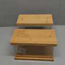 Bamboo Food Dispenser | Kitchen Organizers and Storage | Airtight Pantry Organizers and Storage Container | Cereal, Rice, Flour, Snack Storage (2, Small)