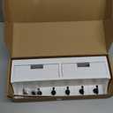 Rebee Vision Key Holder Wall Mount with Drawer Organizer: Mail Organizer with 6 Key Hooks & Dual Drawer Storage - Room Decor for Home and Apartment Essentials (Modern White)