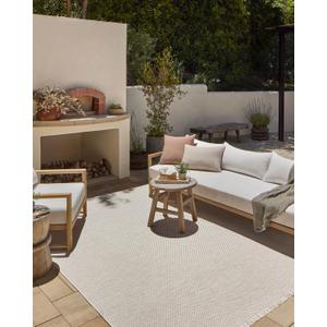 Loloi Amber Lewis Malibu Collection MAB-05 Tan/Dove 2'-3" x 3'-9" Accent Rug