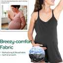 Active Maternity mini Dress Romper with Breezy Comfort Designed for Pregnant Women Perfect for Postpartum and Everyday Wear (S)