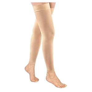 Ktinnead Thigh High Compression Stockings Footless 20-30mmHg for Men & Women, XL