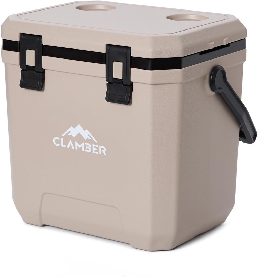 CLAMBER Portable Cooler with 48H Ice Retention, 25qt