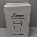 Lamosi 300 Pack Paper Cups 8 oz, Disposable Coffee Cups, Paper Coffee Cups 8 oz, White Hot/Cold Beverage Drinking Cup for Water Juice or Tea, Office Party Home Travel