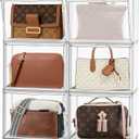 1 Pack Size 14 Acrylic Boot Shoe Box, X-Large Handbag Organizer Clear Storage Bins with Magnetic Lid Acrylic Display Case for Shoes, Book, Cosmetic, Figures, Collectibles, Purse