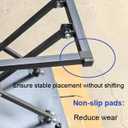 VebaCidi Height Adjustable Sit to Stand Desk Riser, Compact Standing Desktop Converter for Monitor or Laptop, Black